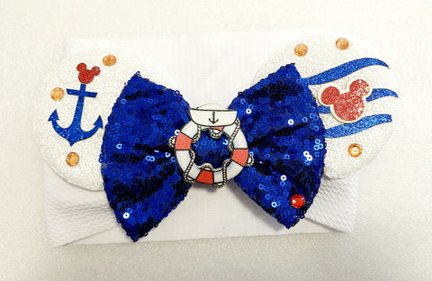 Custom DCL Toddler Minnie Ear Headband