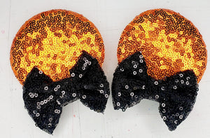 Halloween Minnie Ear Clips