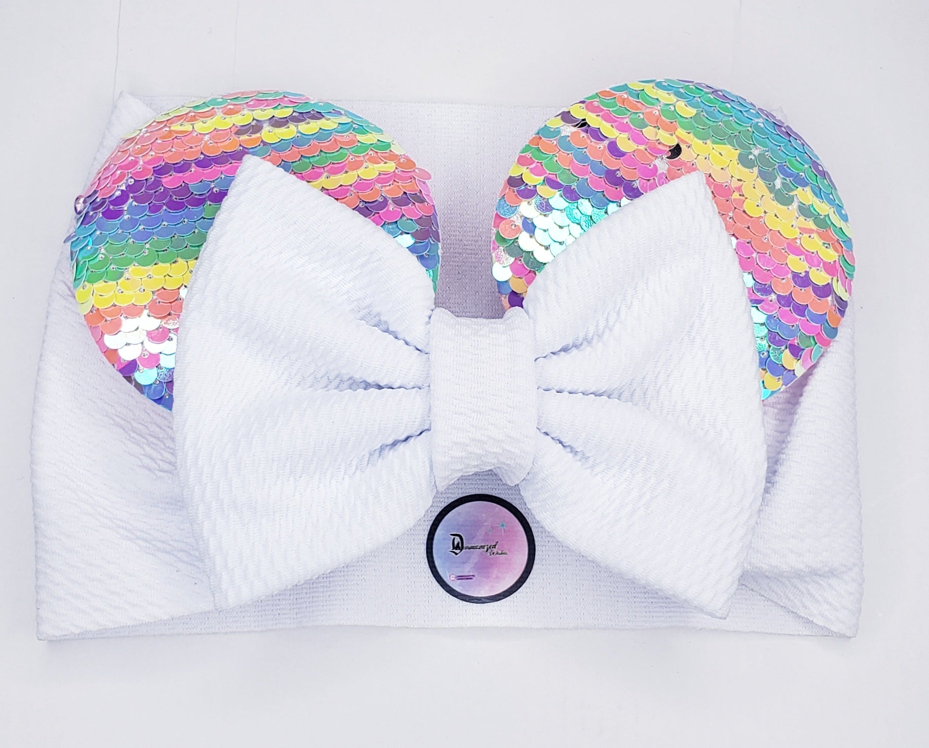 Rainbow Minnie Ear HEADBAND