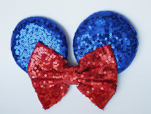 USA xLarge Minnie Ear Clip