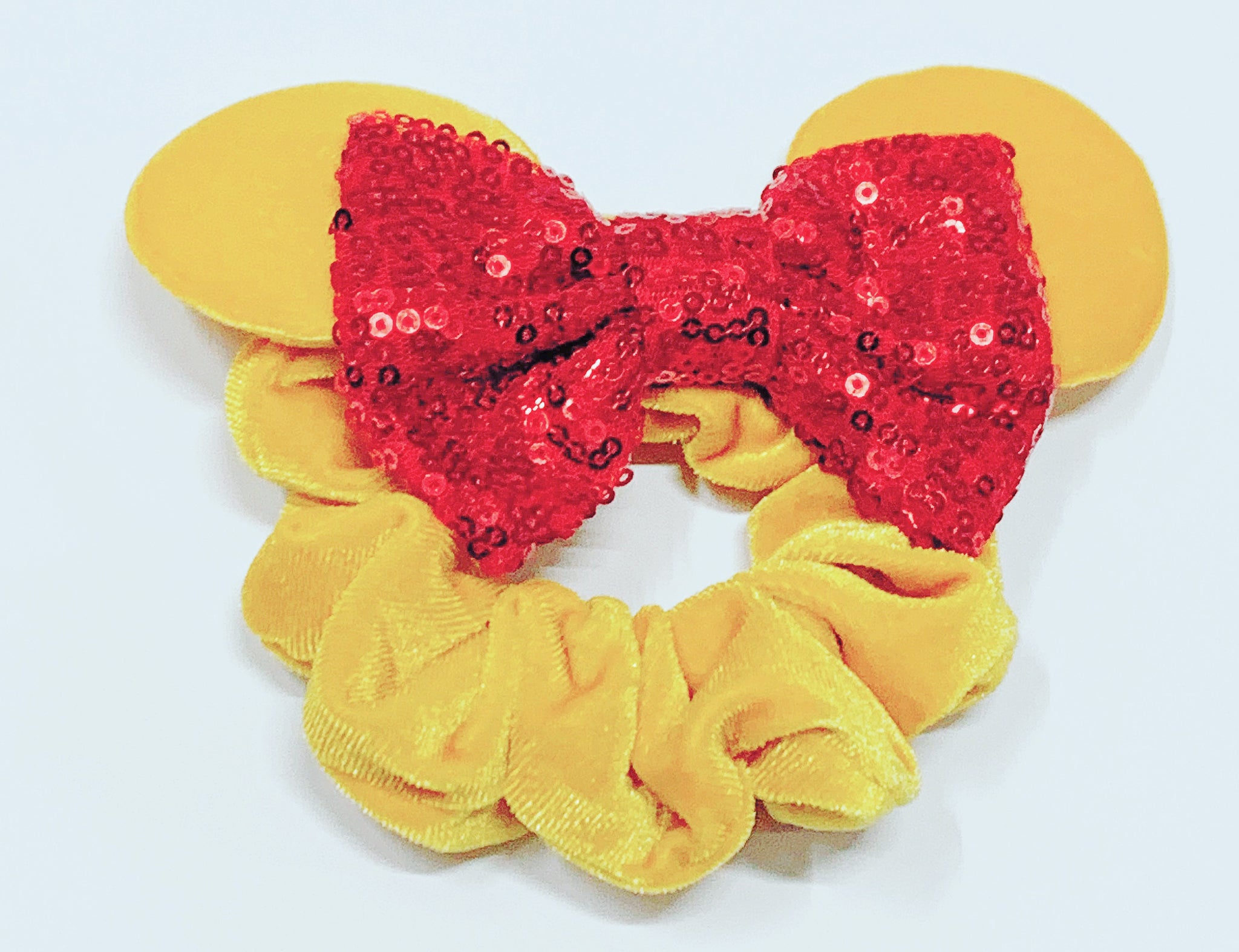 Pooh Minne Ear Scrunchie